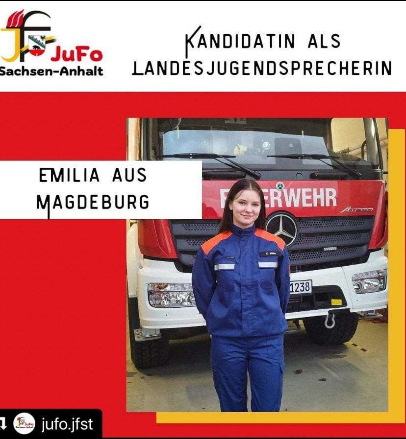 Emilia als Kandidatin für die Landesjugendsprecherin aufgestellt