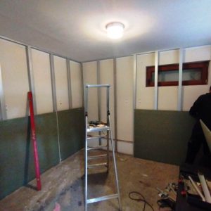 Parallel wird die Backstube ausgebaut