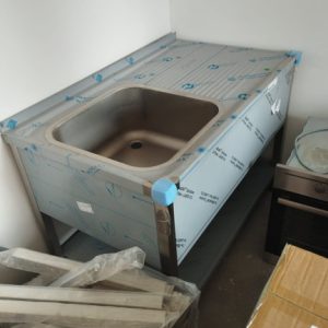 Die Edelstahloberflächen entsprechen den hygienischen Standards